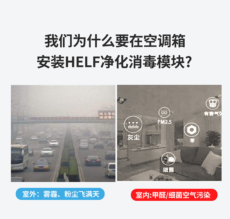 空調(diào)箱HELF凈化消毒模組